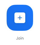 Screenshot of the Join Meeting button in the application.