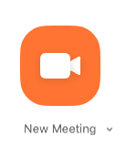 Screenshot of the New Meeting button in the application.